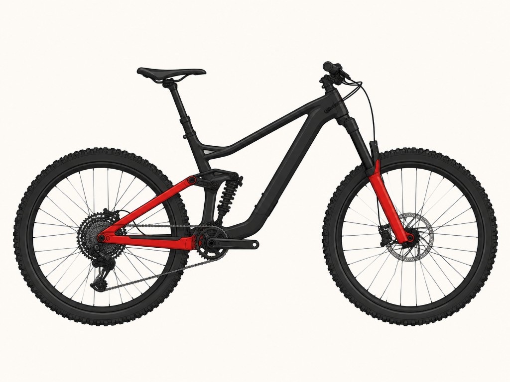 Mountain bike for Castlewellan Forest red trails